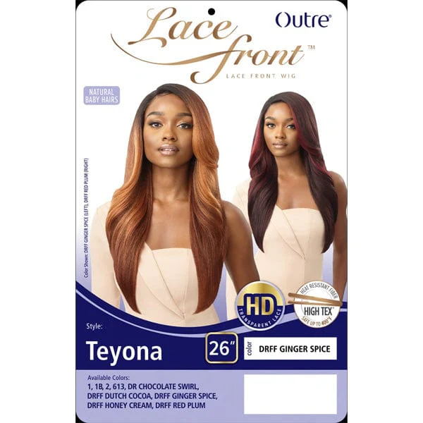 Outre Synthetic Swiss HD Lace Front Wig - TEYONA - Airhomei