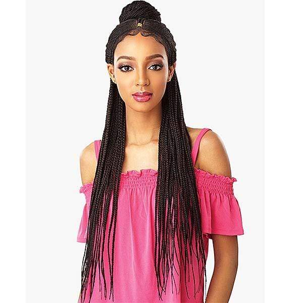 Sensationnel Cloud9 Hand Braided 13x5 Part Swiss Lace Wig - FULANI CORNROW - Airhomei