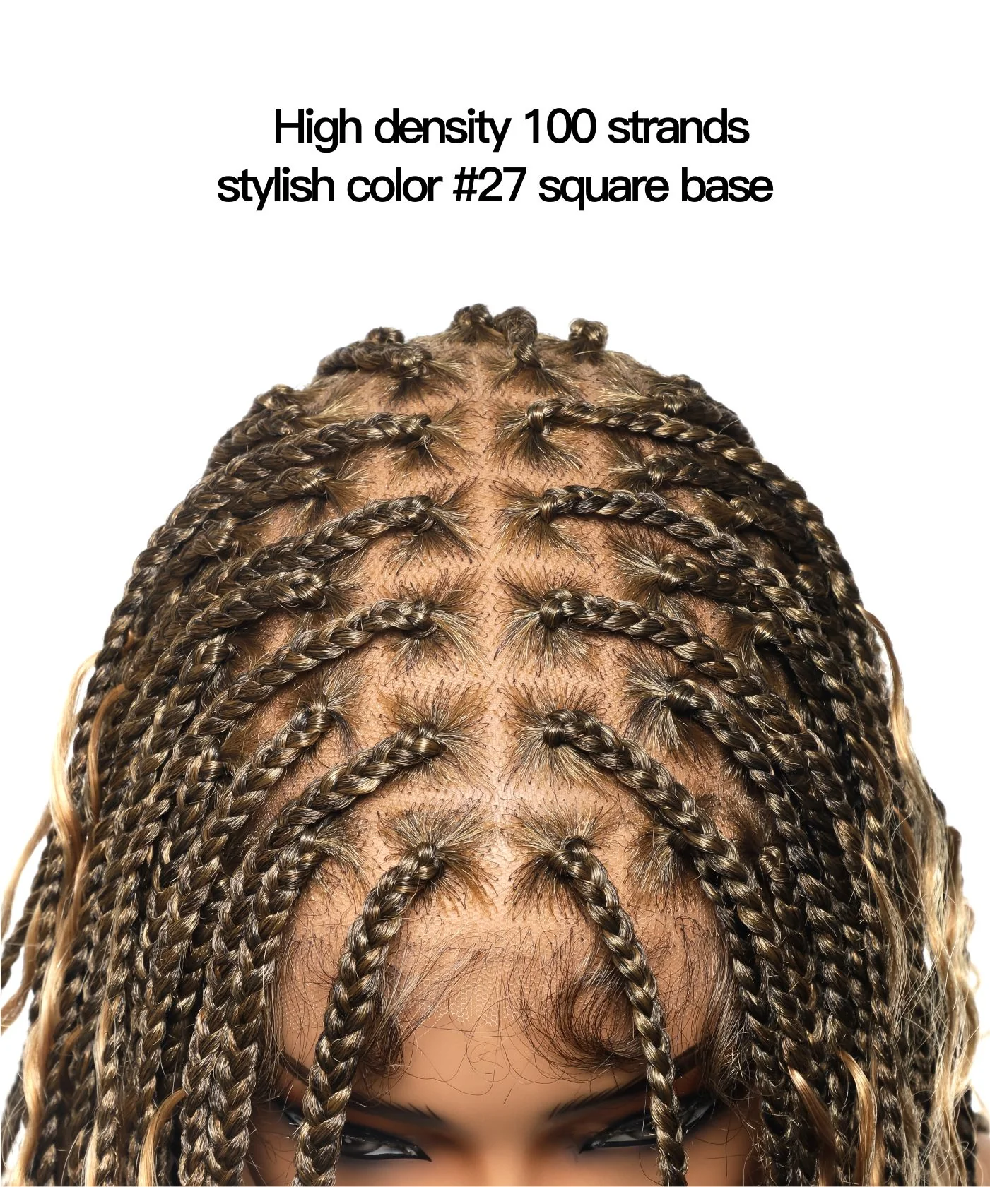 (Pre Bleached Human Hair Lace) High density Square Base HD Lace Lightweight 100 Strands Tangleless 36