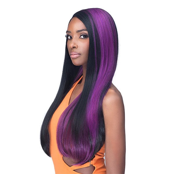 Bobbi Boss Swoop Part Series Synthetic Hair HD Lace Front Wig - MLF648 EMERSON - Airhomei
