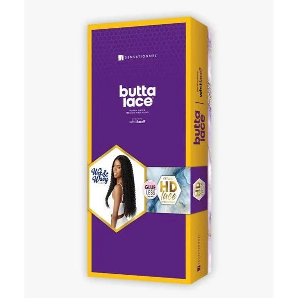 Sensationnel Butta Human Hair Blend Wet & Wavy Lace Front Wig - WATER WAVE 26