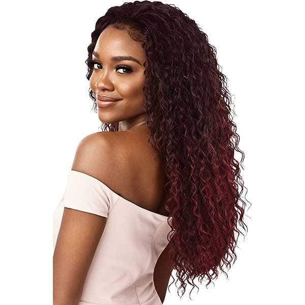 Outre Quick Weave Wet & Wavy Style Synthetic Half Wig - DEEP CURL 24