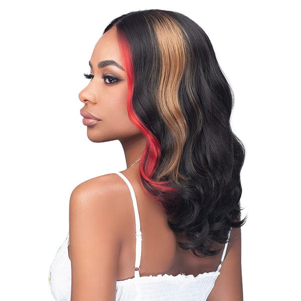 Bobbi Boss Designer Mix Human Hair Blend HD Lace Wig - MOGL101 LIV - Airhomei
