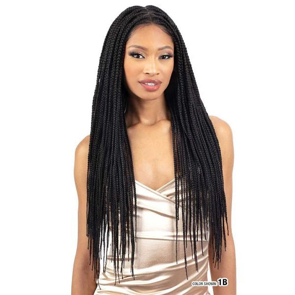 Freetress Equal Synthetic Braided Lace Front Wig - DIAMOND PART BRAID 30
