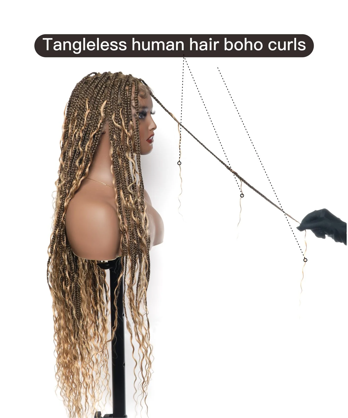 (Pre Bleached Human Hair Lace) High density Square Base HD Lace Lightweight 100 Strands Tangleless 36