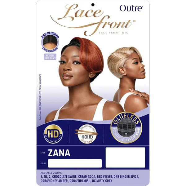 Outre Synthetic Swiss HD Lace Front Wig - ZANA - Airhomei