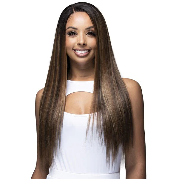 Bobbi Boss Human Hair Blend 13X4 Swiss Lace Front Wig - MBLF404 LOU - Airhomei