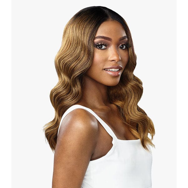 Sensationnel Butta Human Hair Blend Lace Front Wig - BEACH WAVE 20