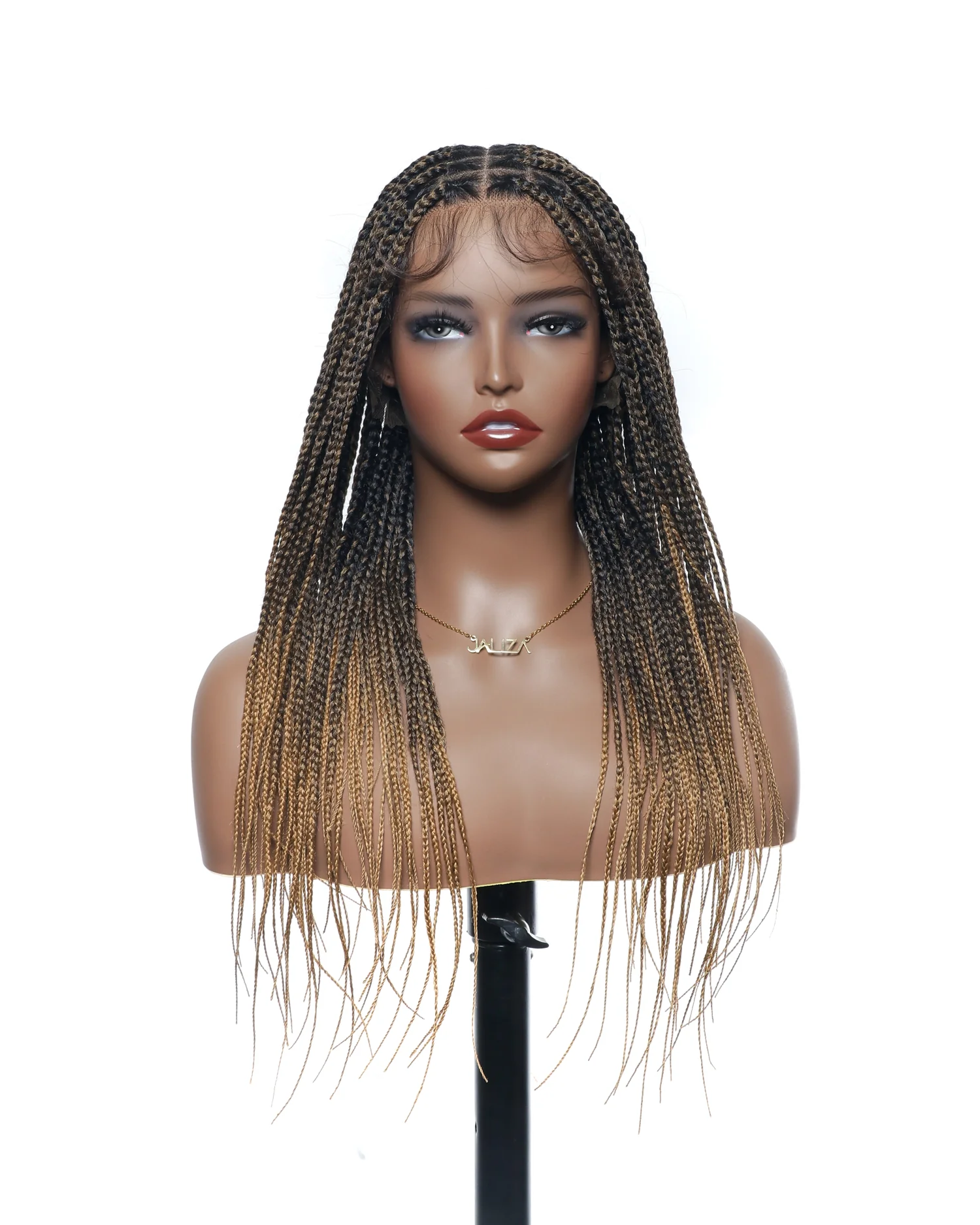 Pre Bleached Human Hair Lace Lightweight Knotless HD Lace Box Braided Wig - Airhomei