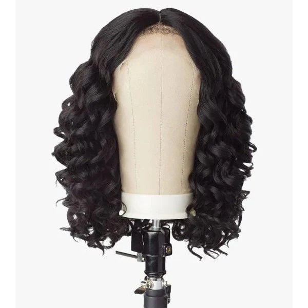 Sensationnel Kinky Edges Kinks & Co Y-Part Lace Wig - KINKY SPIRAL CURL 14 - Airhomei