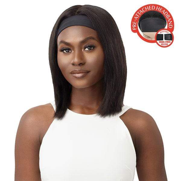 Outre 100% Human Hair WET & WAVY Headband Wig - DEEP WAVE 14
