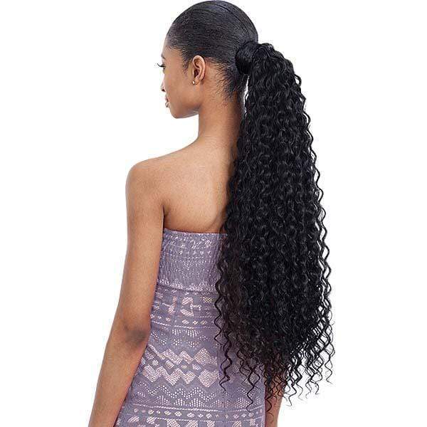 Shake-N-Go Milky Wavy Organique Mastermix Synthetic Pony Pro Ponytail - SUPER CURL 24