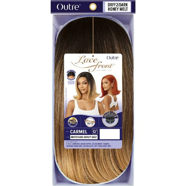 Outre Synthetic Swiss HD Lace Front Wig - CARMEL - Airhomei