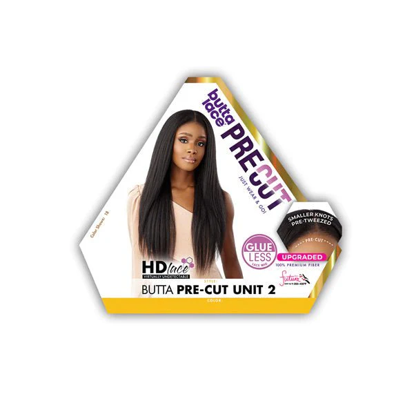 Sensationnel Butta Synthetic Pre Cut Glueless HD Lace Wig - BUTTA PRE CUT UNIT 2 - Airhomei