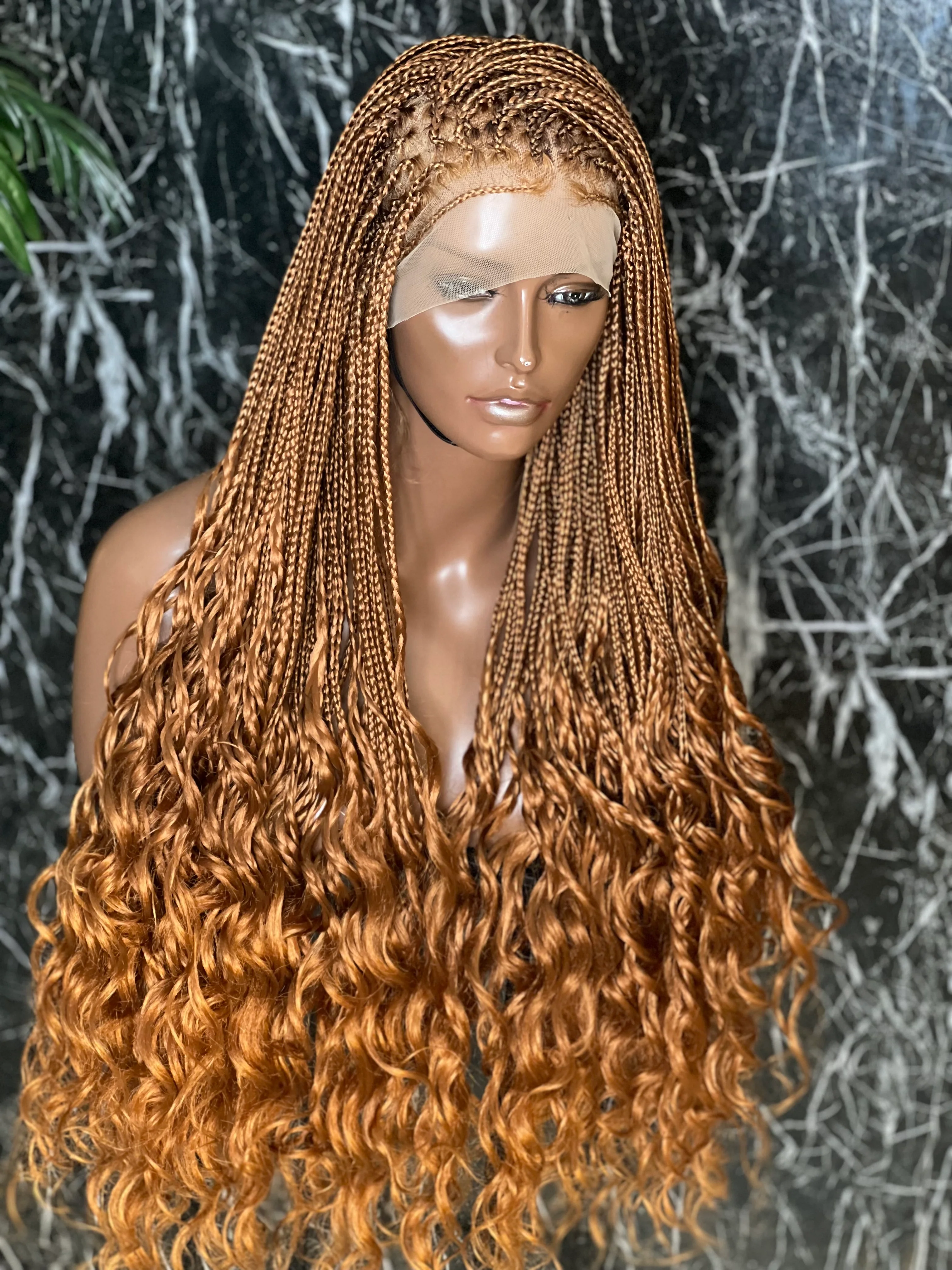Sisi Curly unit - Knotless Braid Wig - Airhomei