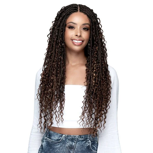 Bobbi Boss Synthetic Hair Lace Front Wig - MLF624 BOX BOHO BRAID 30 - Airhomei
