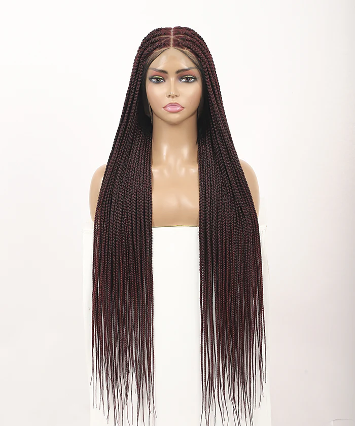 Fancivivi Small Knotless Box Braids Triangle Over Hip-Length 36