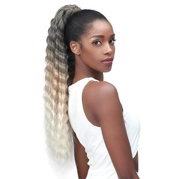 Bobbi Boss Miss Origin Tress Up Human Hair Blend Ponytail - MOD029 CRIMP CURL 26
