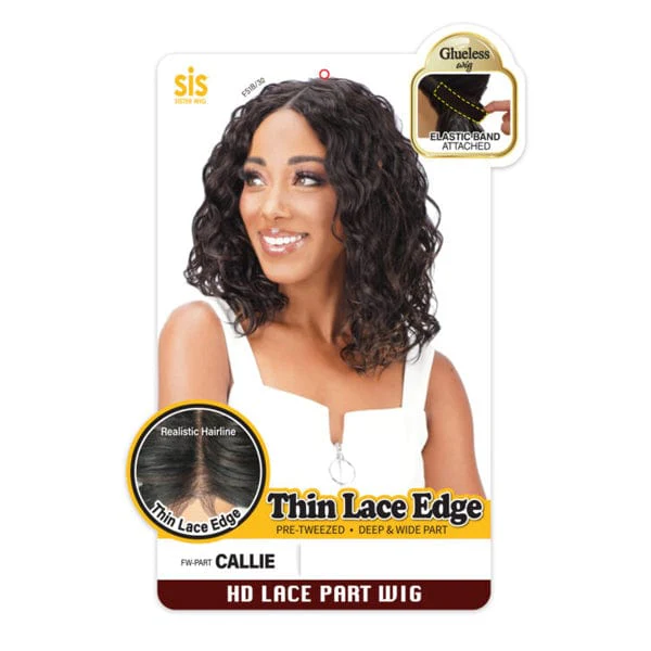 Zury Sis Synthetic Thin Lace Edge Glueless HD Lace Part Wig - CALLIE - Airhomei