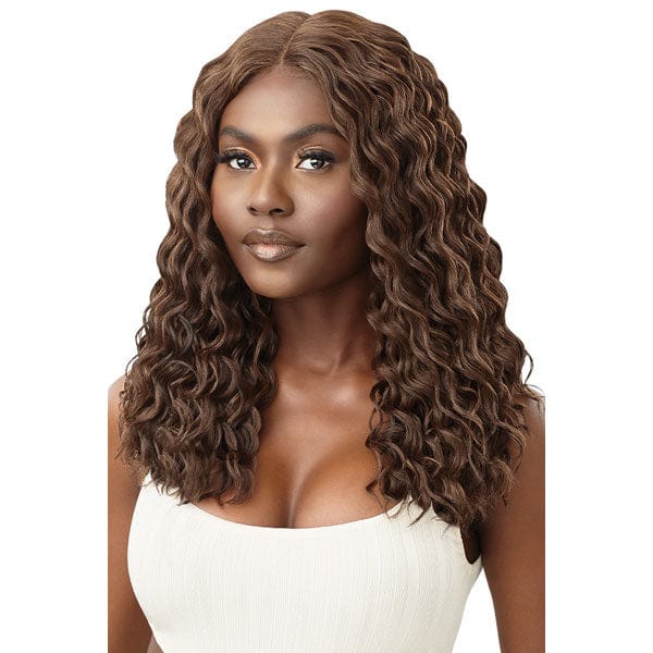 Outre Synthetic Swiss Wet & Wavy Lace Front Wig - PRICILLA - Airhomei