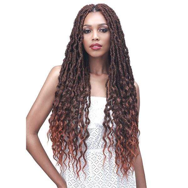Bobbi Boss Synthetic Crochet Braid - NU LOCS WAVY TIPS 28