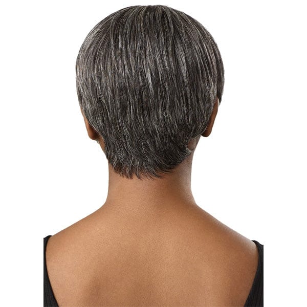 Outre 100% Human Hair Fab & Fly Gray Glamour Full Cap Wig - HH ZAIDA - Airhomei