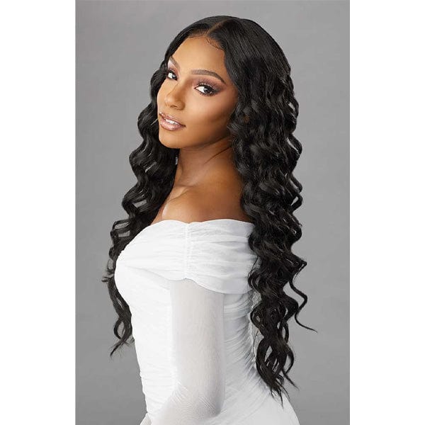 Sensationnel Butta Human Hair Blend Lace Front Wig - DEEP TWIST 26