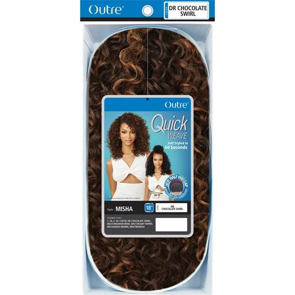 Outre Quick Weave Synthetic Half Wig - MISHA - Airhomei