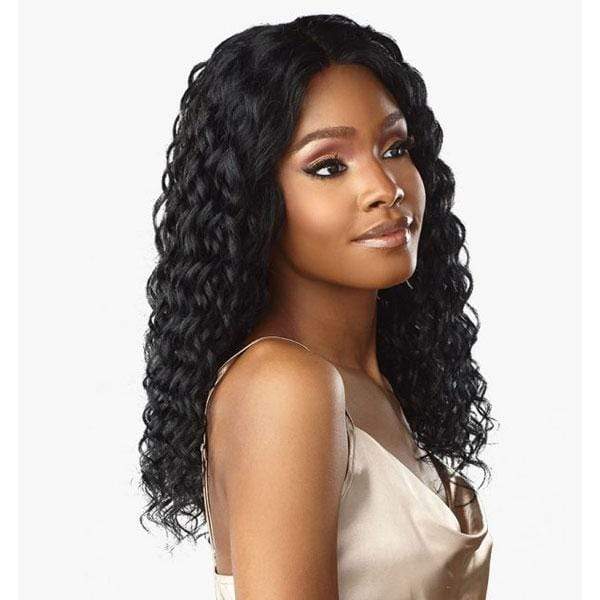 Sensationnel 100% Virgin Human Hair 12A 13X4 Frontal HD Lace Wig - NATURAL DEEP 18