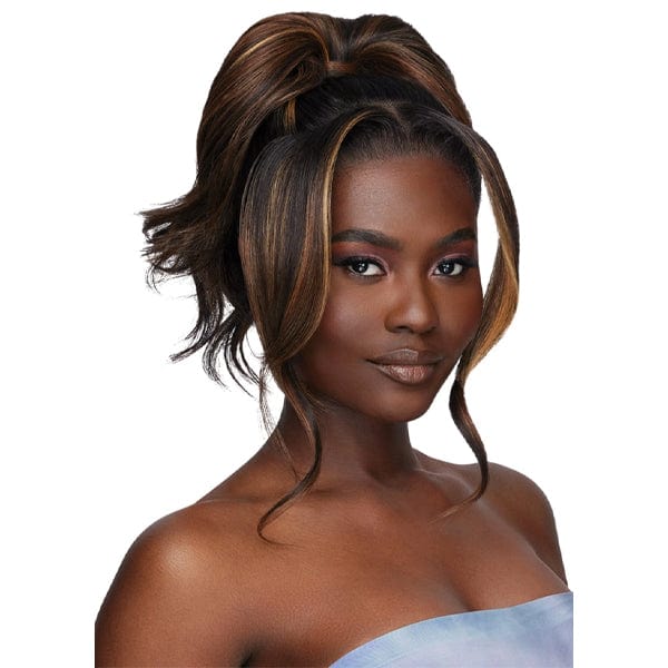 Outre Airtied Human Hair Blend Glueless 13X6 HD Lace Front Wig - HHB LOOSE BODY WAVE 18