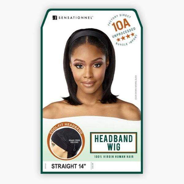 Sensationnel 100% Virgin Human Hair 10A Headband Wig - STRAIGHT 14