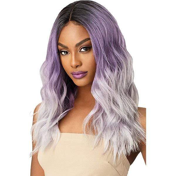 Outre Color Bomb Synthetic Swiss Lace Front Wig - CELESTE - Airhomei