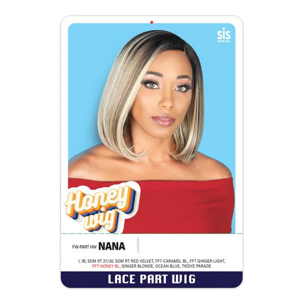 Zury Sis Honey Wig Synthetic HD Lace Part Wig - FW PART HW NANA - Clearance - Airhomei