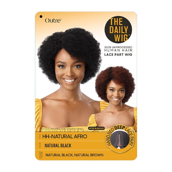 Outre The Daily Wig 100% Human Hair Wig - NATURAL AFRO - Airhomei