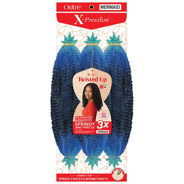 Outre X-Pression Twisted Up Crochet Braid - 3X SPRINGY AFRO TWIST 16