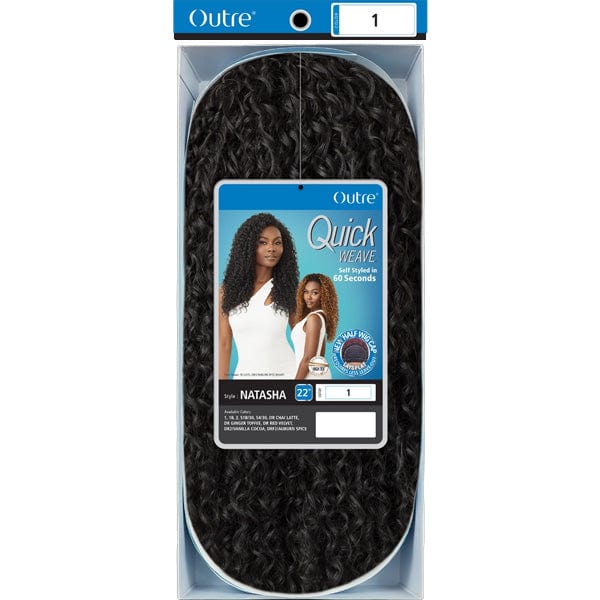 Outre Synthetic Quick Weave Half Wig - NATASHA - Airhomei