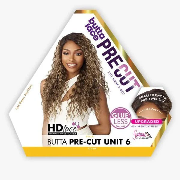 Sensationnel Butta Synthetic Pre Cut Glueless HD Lace Wig - BUTTA PRE CUT UNIT 6 - Airhomei