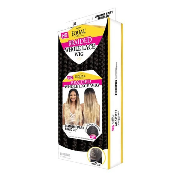 Freetress Equal Synthetic Braided Lace Front Wig - DIAMOND PART BRAID 30