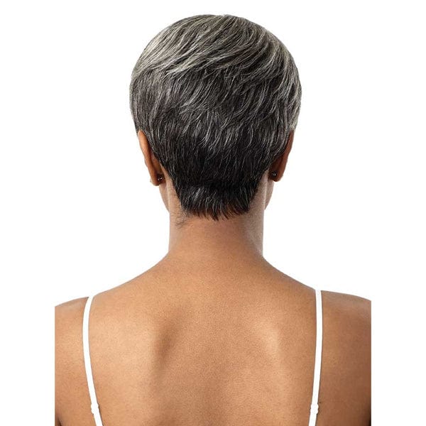 Outre 100% Human Hair Fab & Fly Gray Glamour Full Cap Wig - ASHA - Airhomei