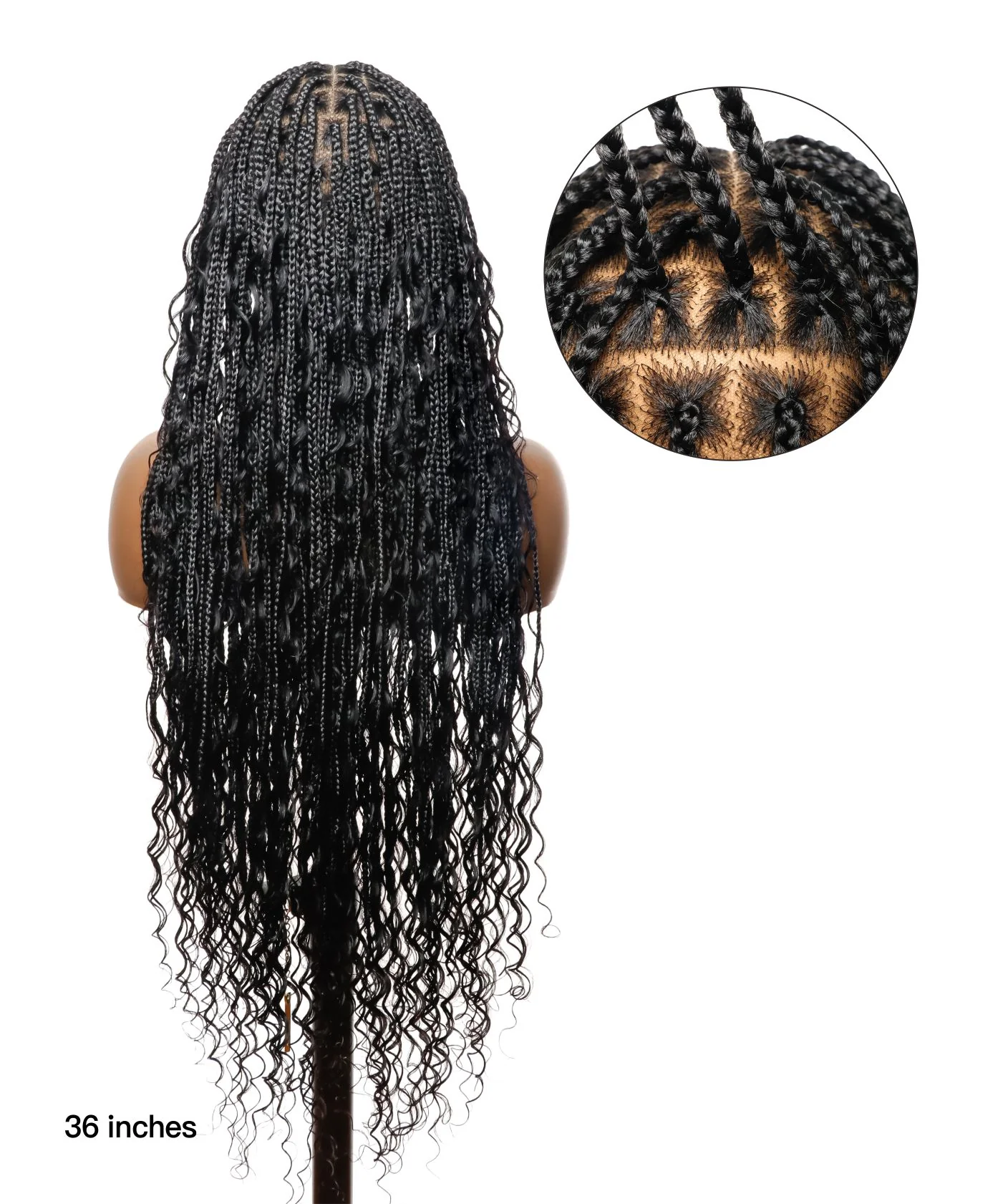 (Pre Bleached Human Hair Lace) High density Square Base HD Lace Lightweight 100 Strands Tangleless 36