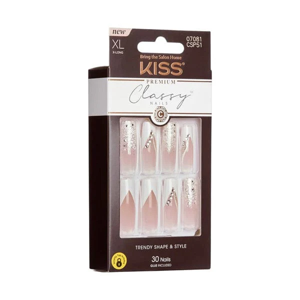 KISS Premium Classy Nails - XL-CSP50-52 - (C) - Airhomei