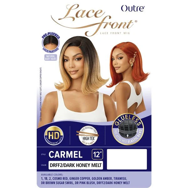 Outre Synthetic Swiss HD Lace Front Wig - CARMEL - Airhomei
