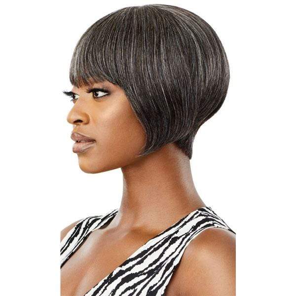 Outre 100% Human Hair Fab & Fly Gray Glamour Wig - HARRIET - Airhomei