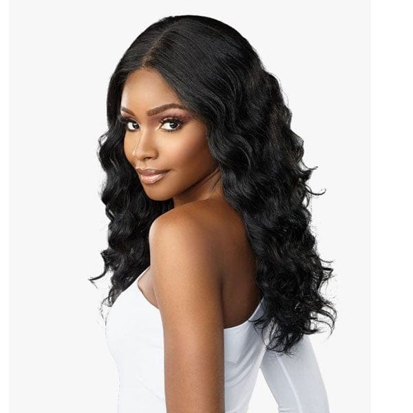 Sensationnel Butta Human Hair Blend Lace Front Wig - DEEP WAVE 20