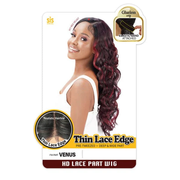 Zury Sis Synthetic Thin Lace Edge Glueless HD Lace Part Wig - VENUS - Airhomei