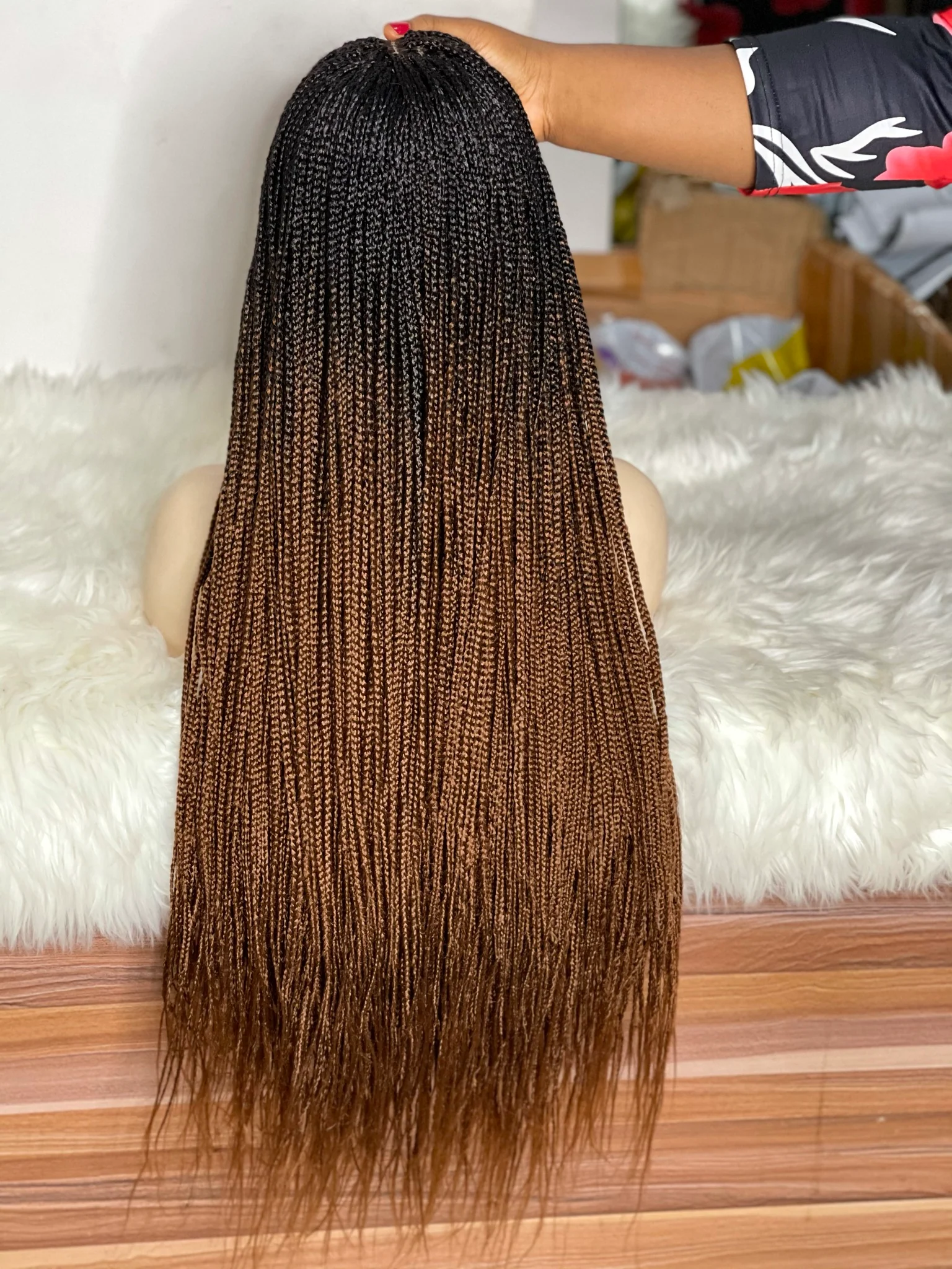 Ombre knotless braids - Airhomei