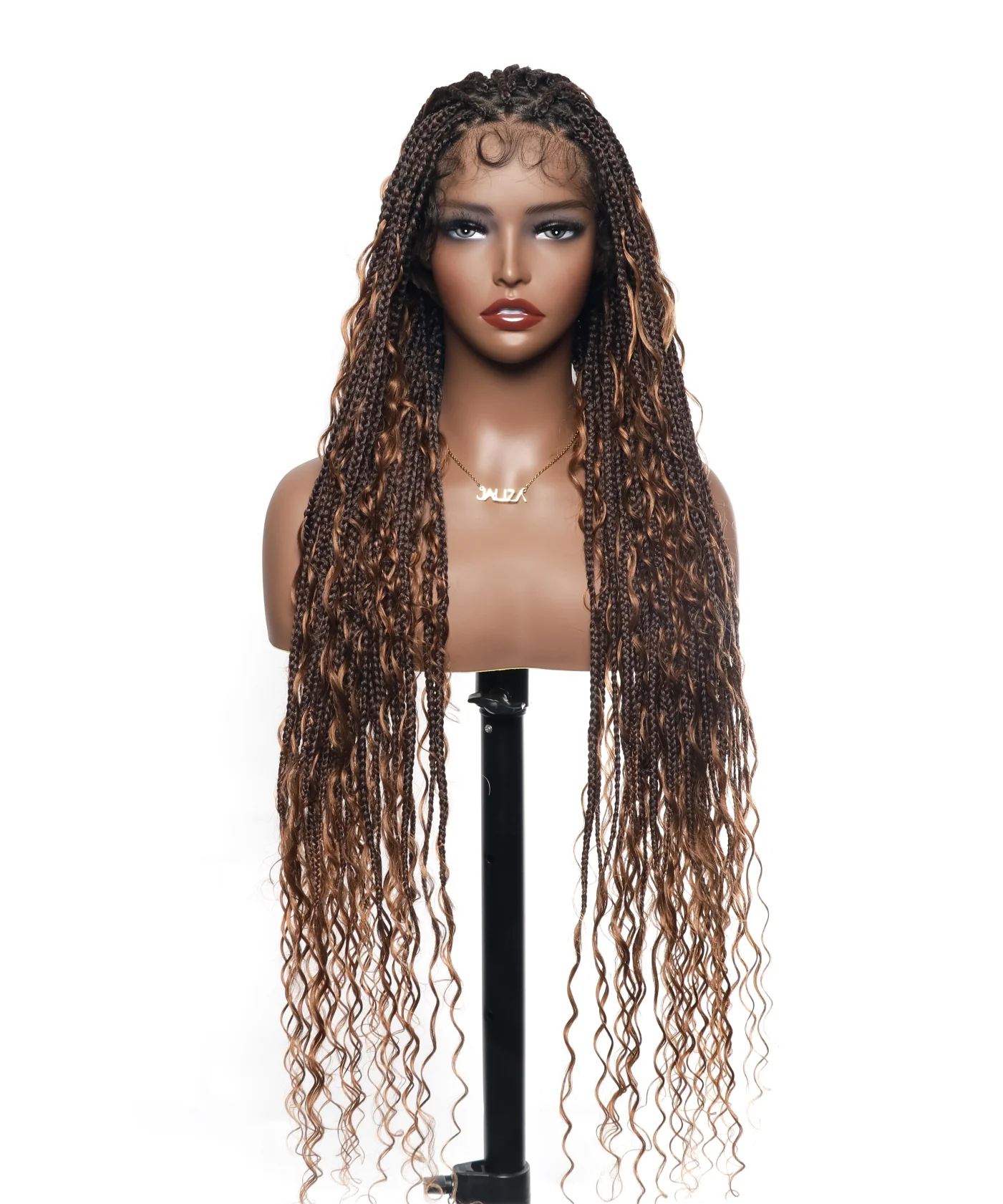 Triangle Base Human Hair Boho Curls 36