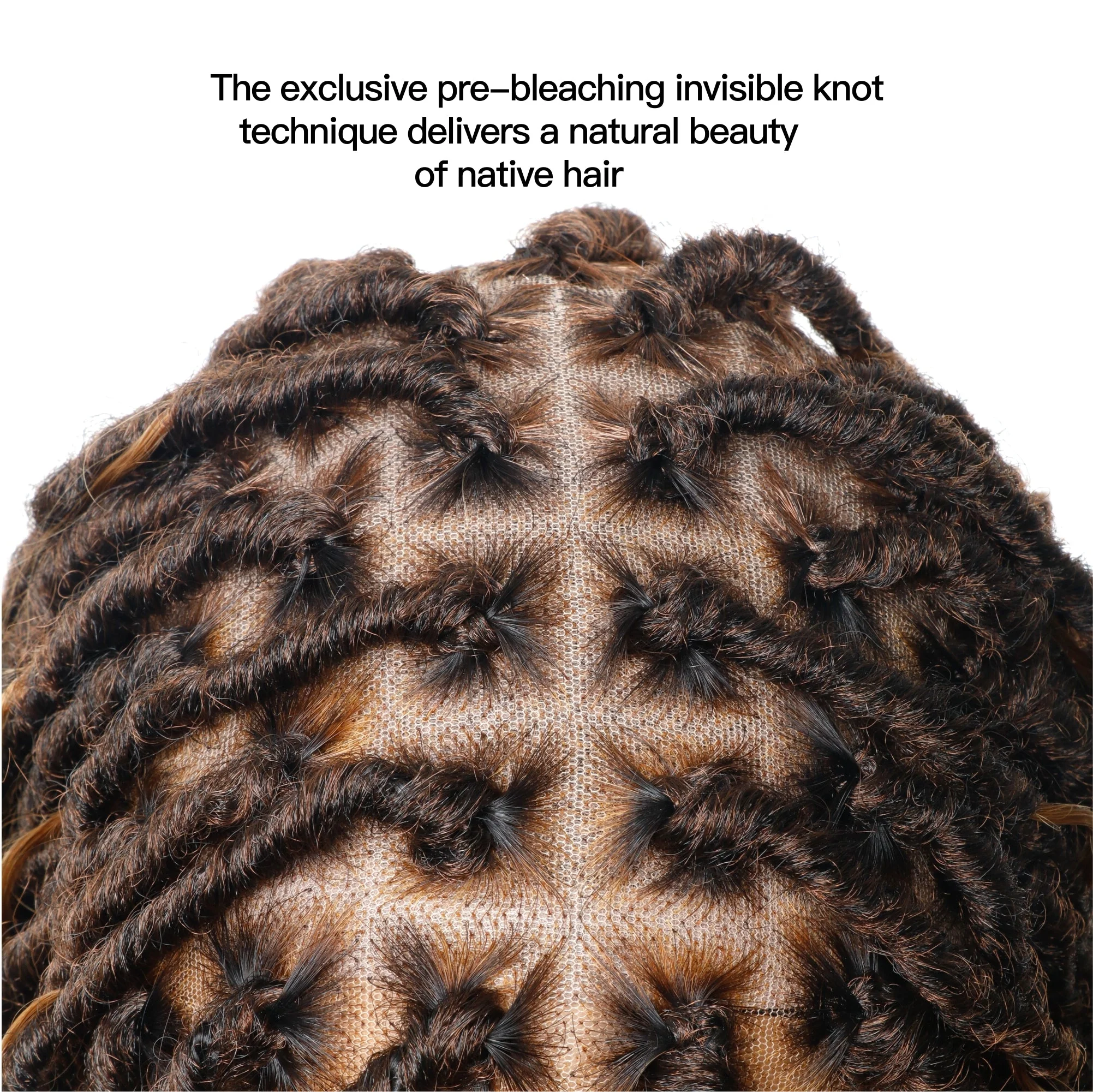 Pre Bleached Human Hair Lace Tangleless Boho Locs Braided Wig 30“ Human Hair Boho Curls - Airhomei