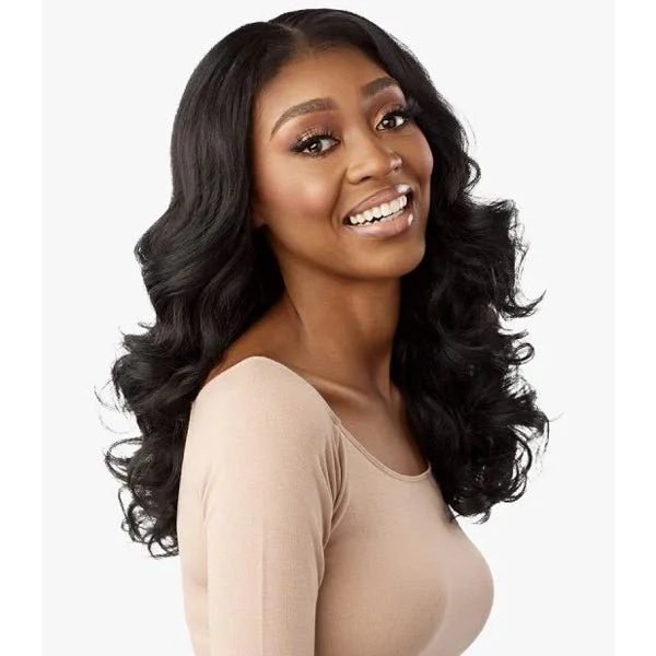 Sensationnel Kinky Edges Kinks & Co 13x6 HD Lace Front Wig - 13x6 KINKY BODY WAVE 18