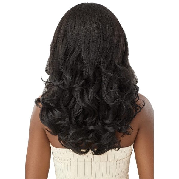 Outre Big Beautiful HH Blend Leave Out U Part Wig - DOMINICAN BODY CURL 20